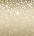 snowflake background 2709 vector image