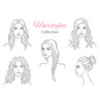 beautiful young women with fashion trendy vector image vector image