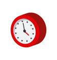 clock isometric icon vector image