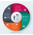 modern infographics circle vector image
