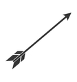arrow arch weapon icon vector image