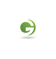 g letter logo business vector image