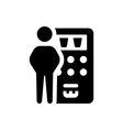 vending coffee machine icon vector image vector image