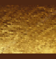 abstract golden triangle pattern background vector image vector image