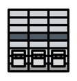 warehouse logistic concept icon vector image