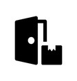 door step delivery icon vector image vector image