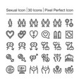 sex line icon vector image