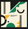 composition with geometric shapes abstract vector image