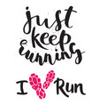 running marathon logo jogging emblems label vector image