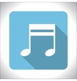 music note icon vector image