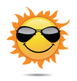 sunny icon vector image vector image