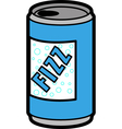 can of soda vector image vector image
