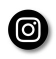 instagram logo icon vector image