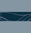 japanese wave pattern with abstract art vector image