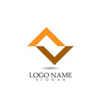 business abstract logo design template vector image