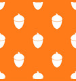 seamless repeating pattern with acorns vector image vector image