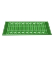 american football field isolated icon vector image