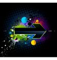 graffiti arrow vector image