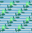 decorative floral wallpaper folk flower seamless vector image vector image