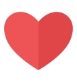 red heart icon vector image