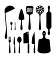 Three kitchen utensils Royalty Free Vector Image