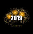 holiday fireworks background vector image vector image