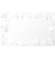 abstract white stars on background vector image