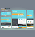 business advertising template design vector image