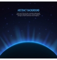 abstract space background with planet vector image vector image