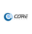 c letter core icon vector image