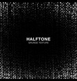grunge border halftone frame texture vector image