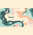 abstract vintage background with hand drawn shapes vector image vector image