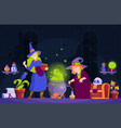 magic witch poster vector image