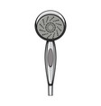 clean shower head cartoon vector image vector image