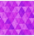 purple retro textile triangles seamless pattern vector image