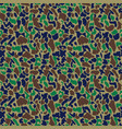 camouflage pattern seamless military background vector image