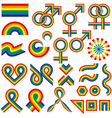 gay symbolic vector image