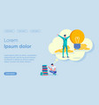 promotion start up venture project crowdfunding vector image
