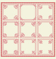 chinese decorative frame vector image vector image