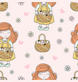 easter kid great religious holy holiday cartoon vector image