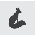 fox icon vector image vector image