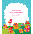easter poster vector image vector image