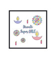 creative poster sale happy diwali vector image vector image