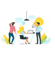 problem solving concept business vector image