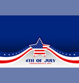independence day 4th july patriotic background vector image vector image