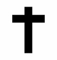 black cross vector image