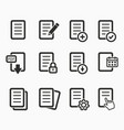 paper and documents file format vector image vector image