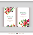set of abstract watercolor cards vector image vector image