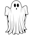 cute halloween ghosts vector image