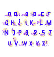 zoo alphabet vector image